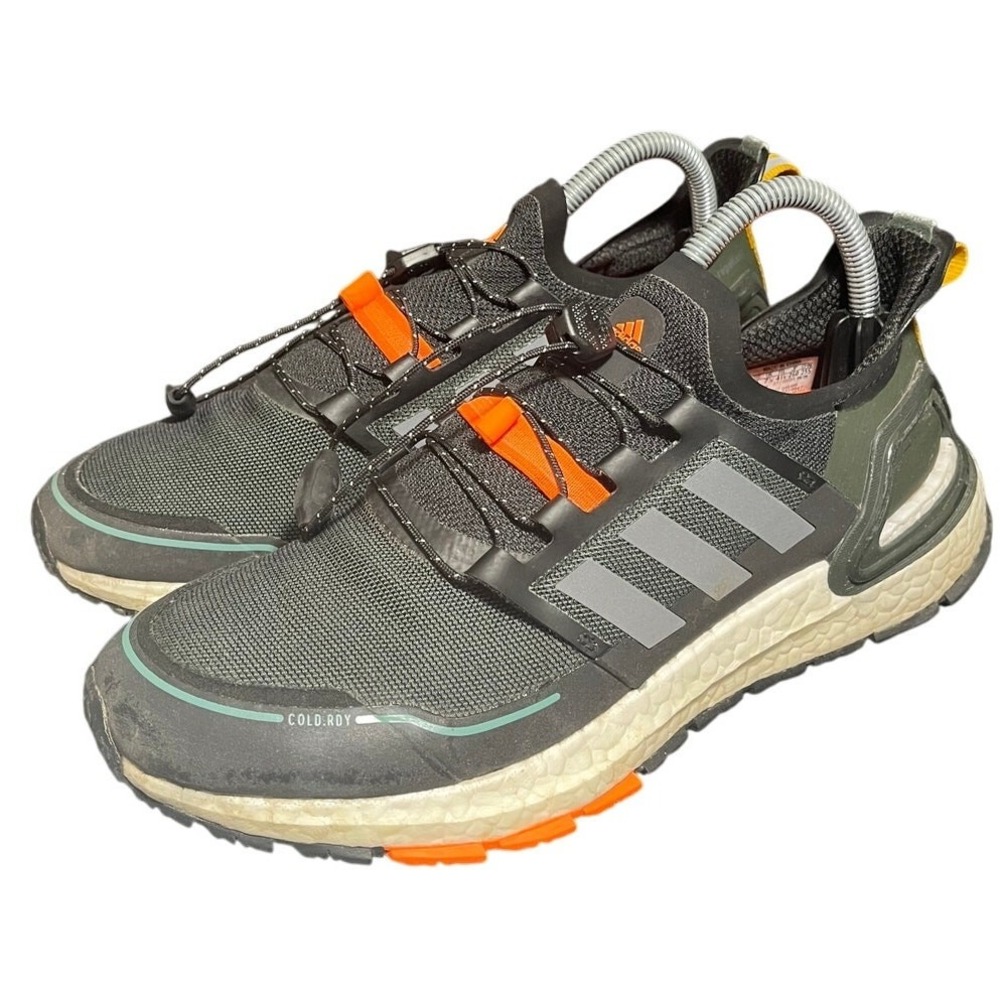 Adidas Ultraboost Winter.RDY Mens 8 Grey Orange Cold.RDY Running Shoes Q46488